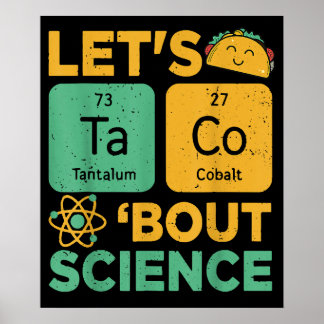 Funny Lasse Tacos Bout Wissenschaftlerin Poster