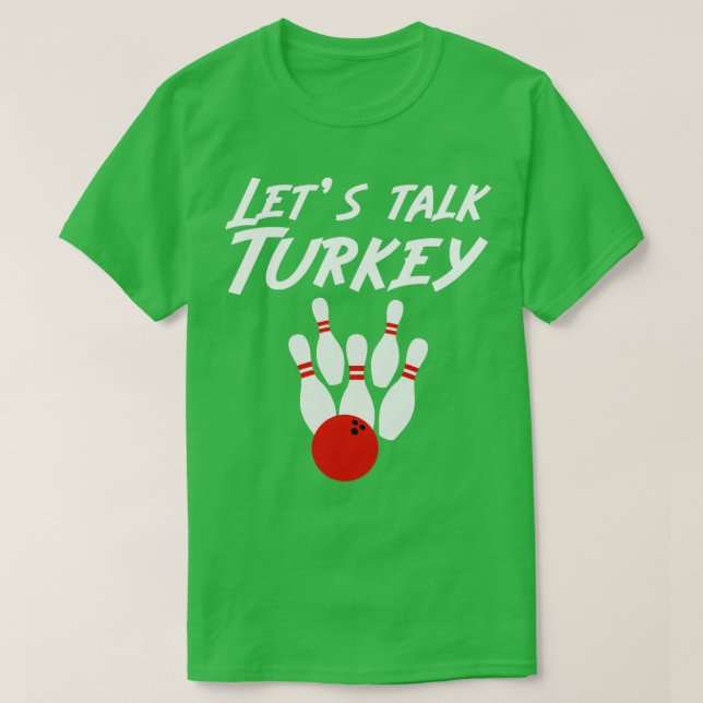 Funny Lasse über die Türkei Bowling Bowler T T-Shirt (Design vorne)