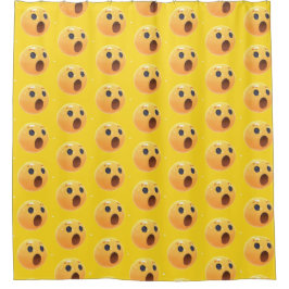 Funny Laughing Emoji Face Duschvorhang