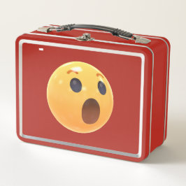 Funny Laughing Emoji Face Metall Brotdose