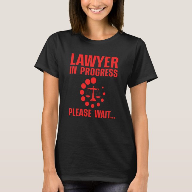 Funny Law Student Art Men Anwältin Jurakademie T-Shirt (Vorderseite)