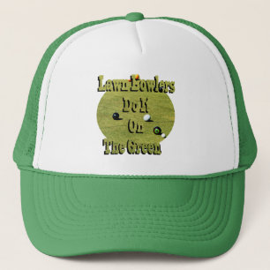 Funny Lawn Bowlers tun es, Lastwagen HAT Truckerkappe