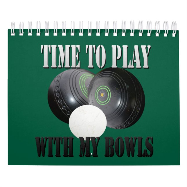 Funny Lawn Bowls Bilder und Puns, Kalender (Titelbild)