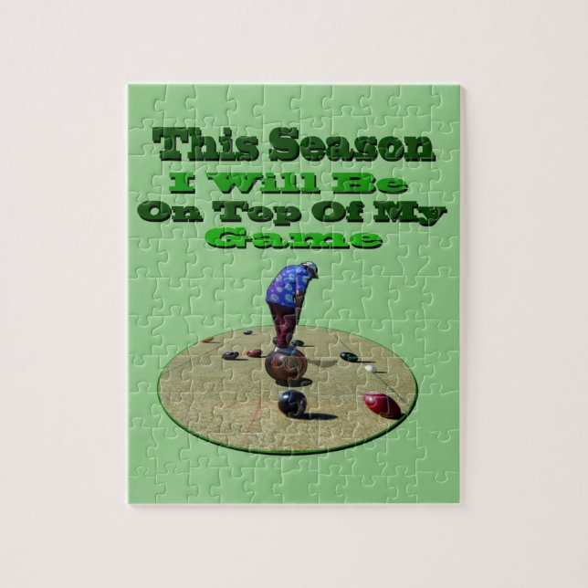 Funny Lawn Bowls in dieser Saison, Puzzle (Vertikal)