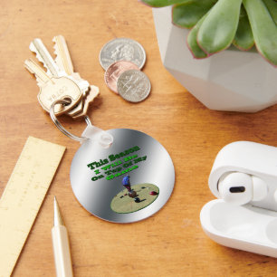 Funny Lawn Bowls Seasons, Button Keyring Schlüsselanhänger