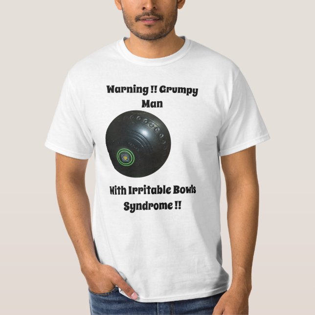 Funny Lawn Bowls Syndrom, Mens Value Tshirt (Vorderseite)