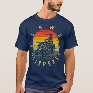Funny Lawn Mower Whisperer Coole Retro-Yard-Arbeit T-Shirt