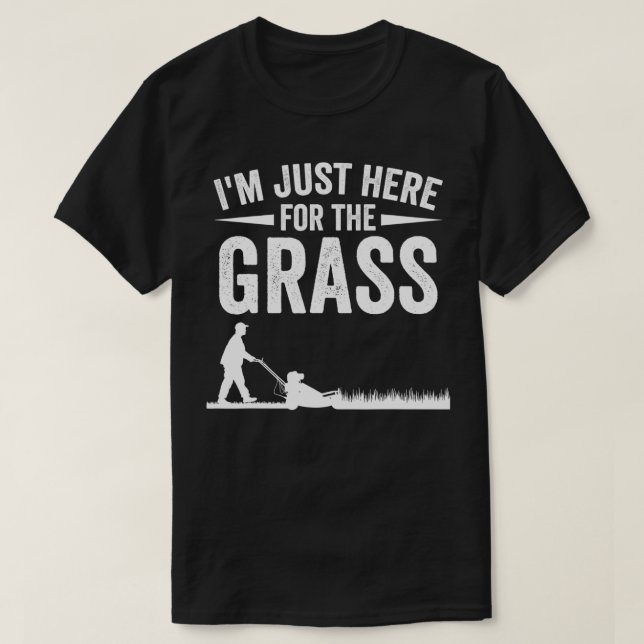 Funny Lawn Mowing Geschenk für Männer Landschaftsg T-Shirt (Design vorne)