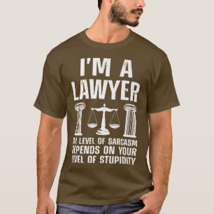Funny Lawyer Art of Men Anwältin Rechtsanwältin Re T-Shirt