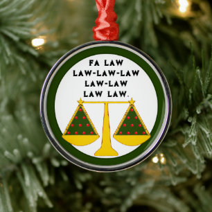 Funny Lawyer Collectible Ornament Aus Metall