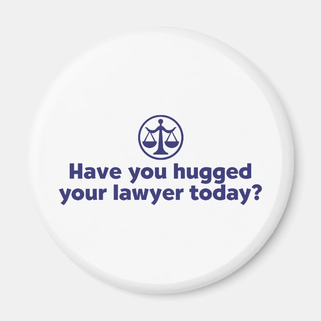Funny Lawyer Magnet (Vorne)