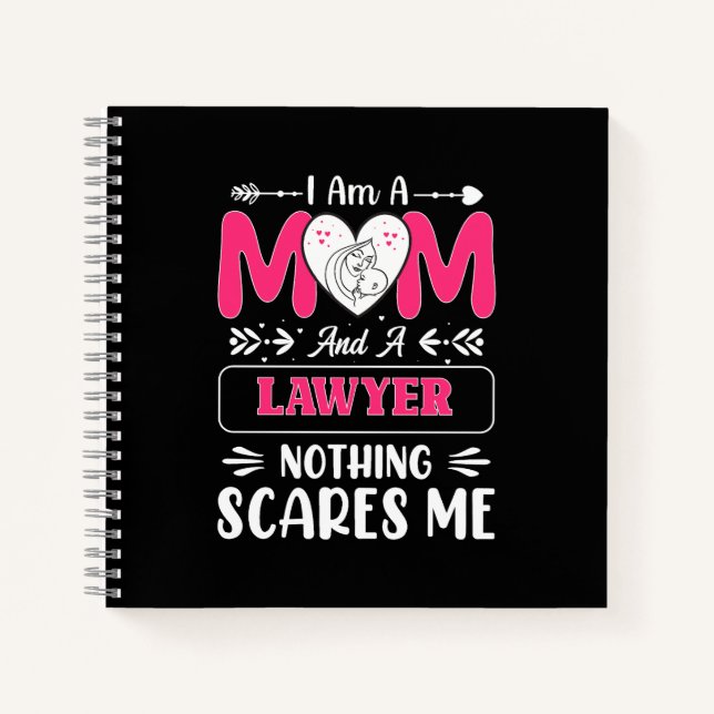 Funny Lawyer Mama, Anwältin Mama Funny Notizbuch (Vorderseite)