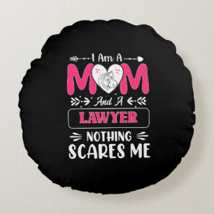 Funny Lawyer Mama, Anwältin Mama Funny Rundes Kissen