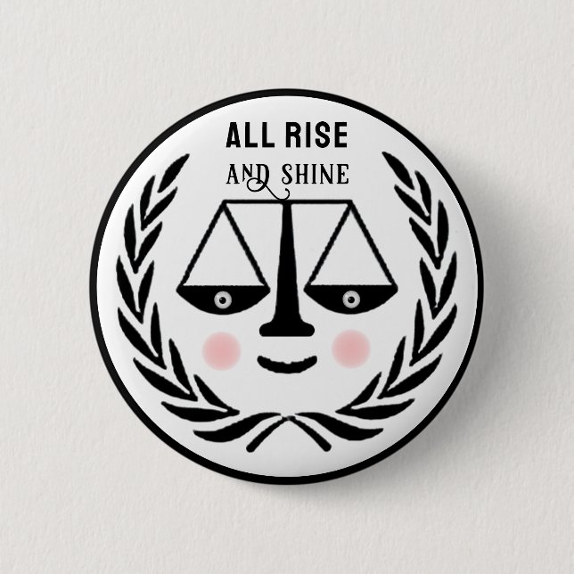 Funny Lawyer Novelty Gift Button (Vorderseite)