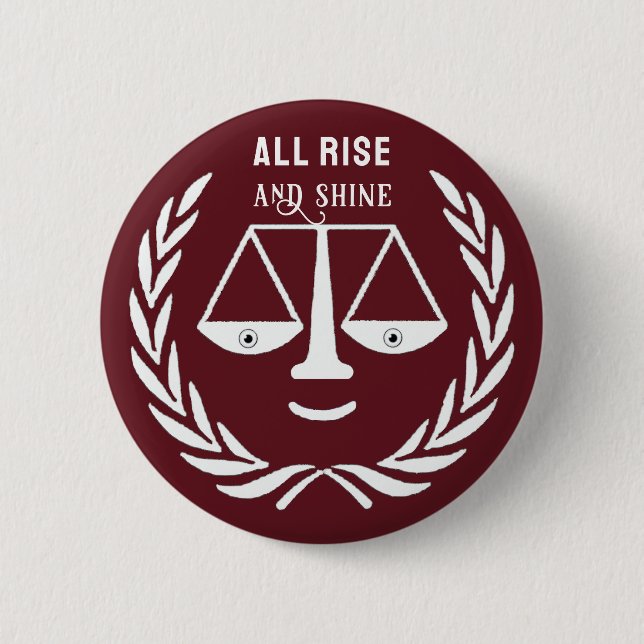 Funny Lawyer Novelty Gift Button (Vorderseite)