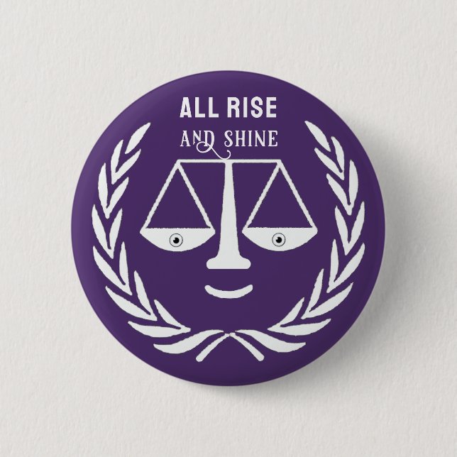 Funny Lawyer Novelty Gift Button (Vorderseite)