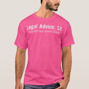Funny Lawyer Rechtsbeistand VS Genauer Preis für R T-Shirt