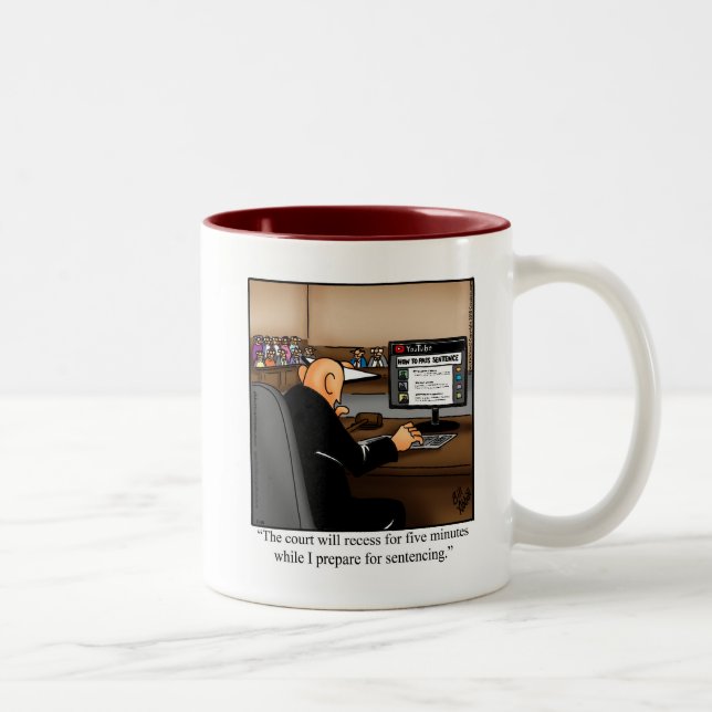 Funny Lawyer Spaß Tasse Geschenk (Rechts)