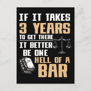 Funny Lawyer Student Future Attorneys Postkarte
