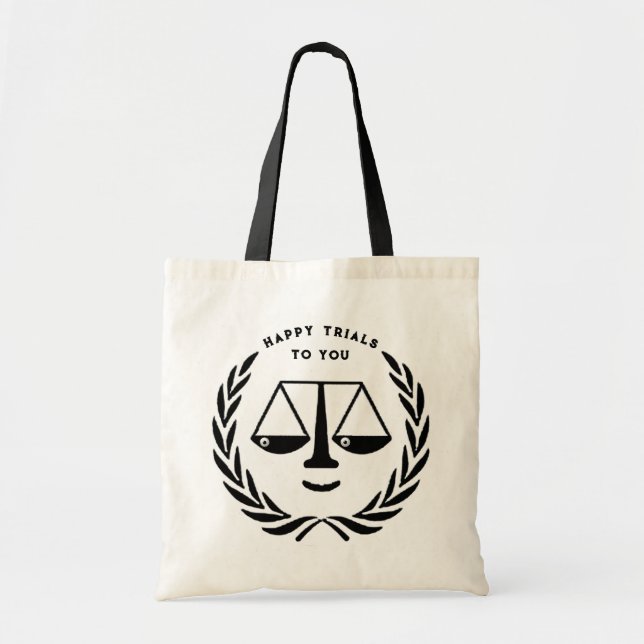 Funny Lawyer Tote Bag Tragetasche (Vorne)