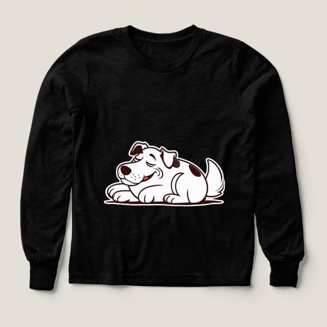 Funny Lazy Dog Design (Design Vorderseite)