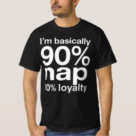 Funny Lazy Dog Humor Sarcastic Design T-Shirt