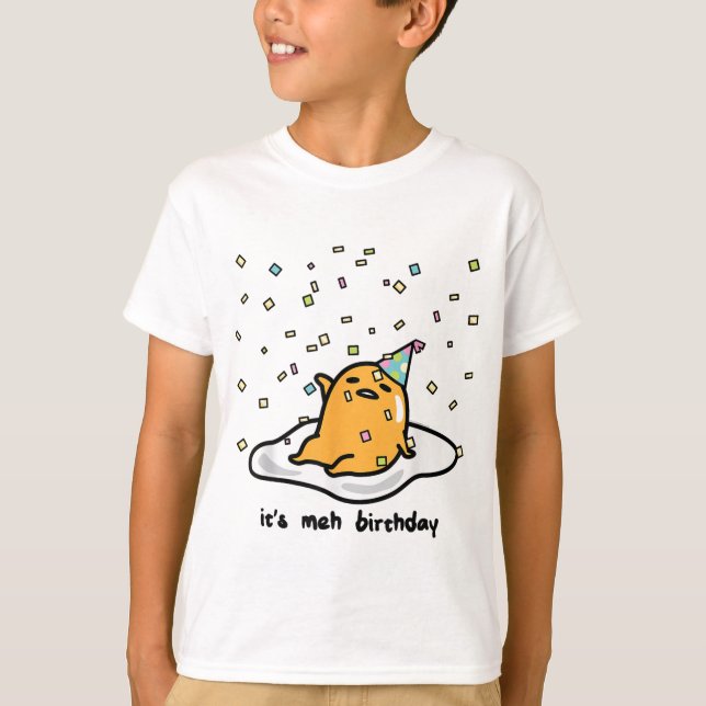Funny Lazy Egg Birthday T - Shirt (Vorderseite)