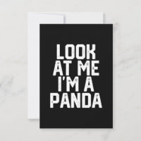 Funny Lazy Panda schauen mich an im Panda an