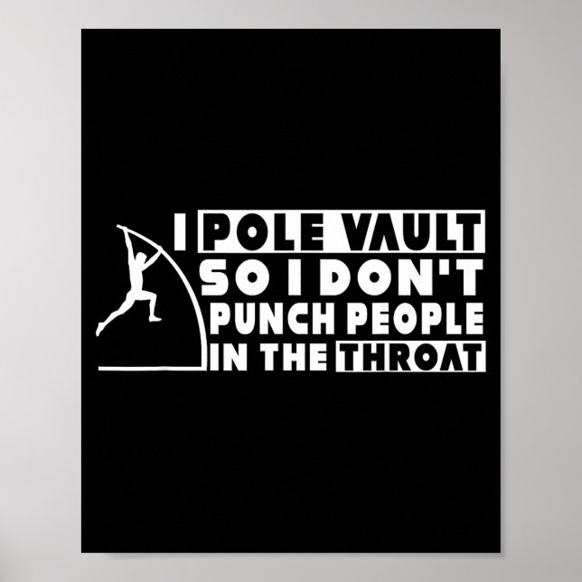Funny Le Vault So I Don't Punch People - Le Vaulti Poster (Vorne)