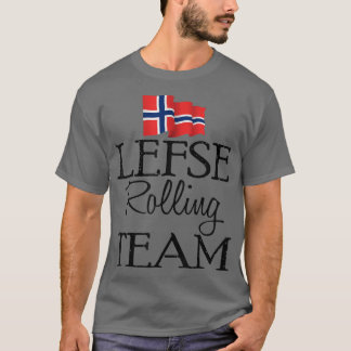 Funny Lefse Rolling Team Weihnachtskostüm Girl T-Shirt