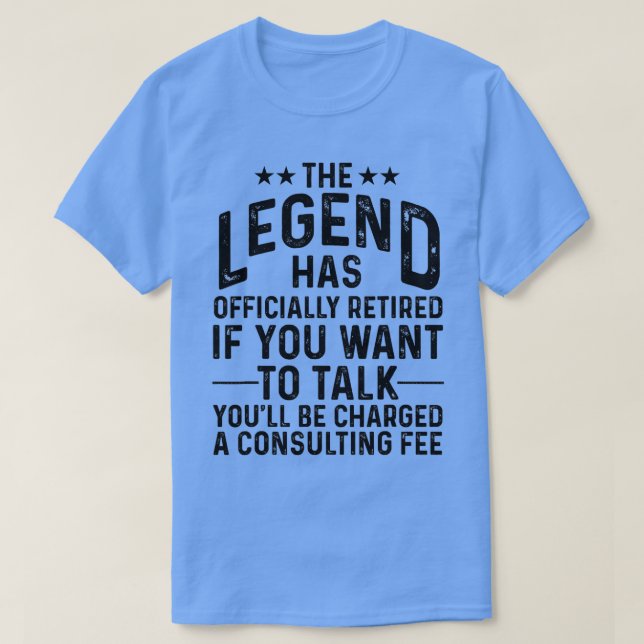 Funny Legend hat das Geschenk Retiree m T-Shirt (Design vorne)