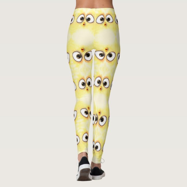 Funny Leggings mit überraschenden Augen (Rückseite)