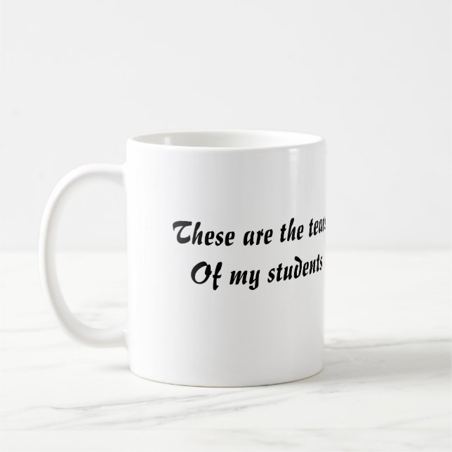Funny Lehrer Kaffee Tasse (Links)