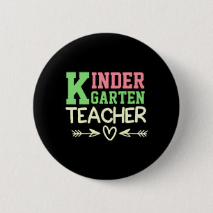 FUNNY LEHRER KINDERGARTEN-KLASSE 2024 BUTTON
