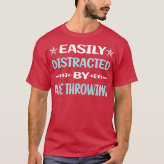 Funny leicht abgelenkt Ax Throwing T-Shirt