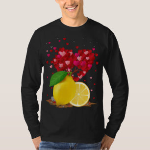 Funny Lemon Fruit Lover Herzstück Gestrün Lemon Va T-Shirt