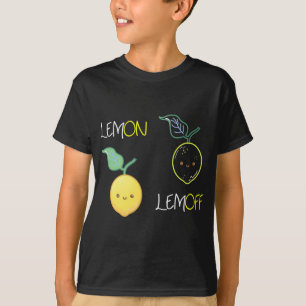Funny Lemon Lemoff Pun Vegan Frucht Lover Vegan Wo T-Shirt