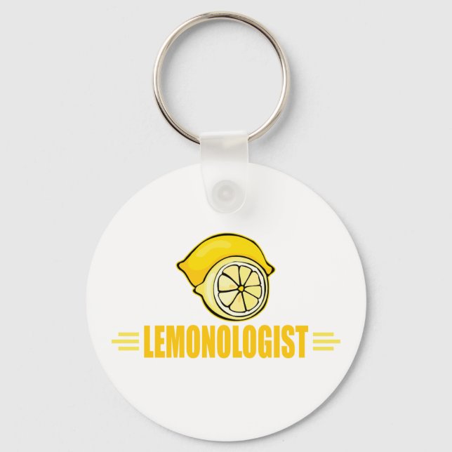 Funny Lemon Lover Schlüsselanhänger (Vorderseite)