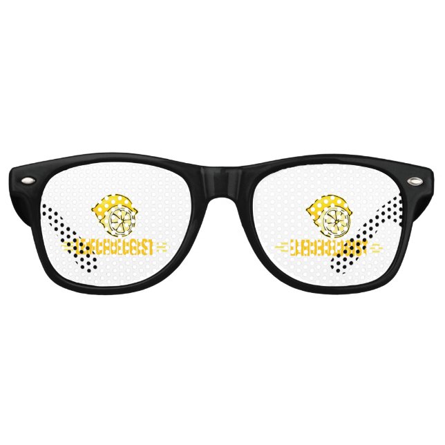 Funny Lemon Lover Sonnenbrille (Vorderseite)