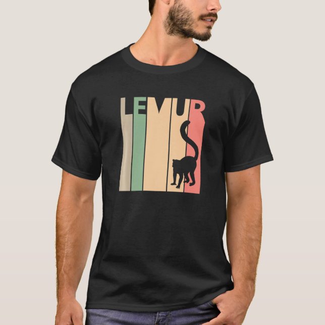 Funny Lemur Kostume T-Shirt (Vorderseite)