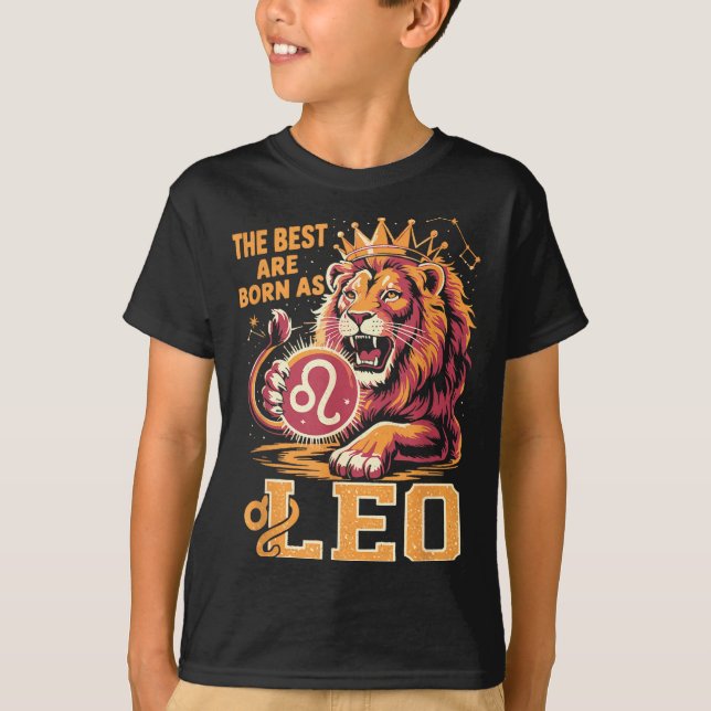 Funny Leo Birthday Quote Astrology Horoscope Gift  T-Shirt (Vorderseite)
