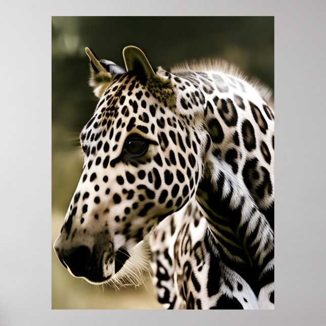 Funny Leopard Appaloosa Pferd Poster (Vorne)