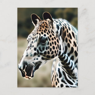 Funny Leopard Appaloosa Pferd Postkarte