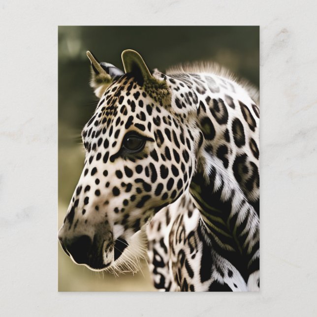 Funny Leopard Appaloosa Pferdepostcard Postkarte (Vorderseite)