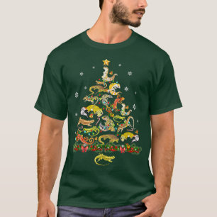 Funny Leopard Gecko Weihnachtsbaumdekor T-Shirt