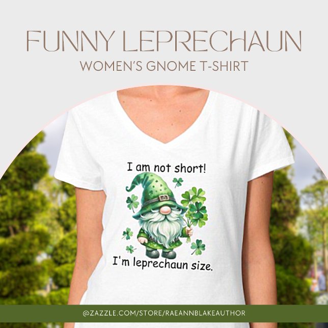 Funny Leprechaun Gnome T - Shirt (Von Creator hochgeladen)