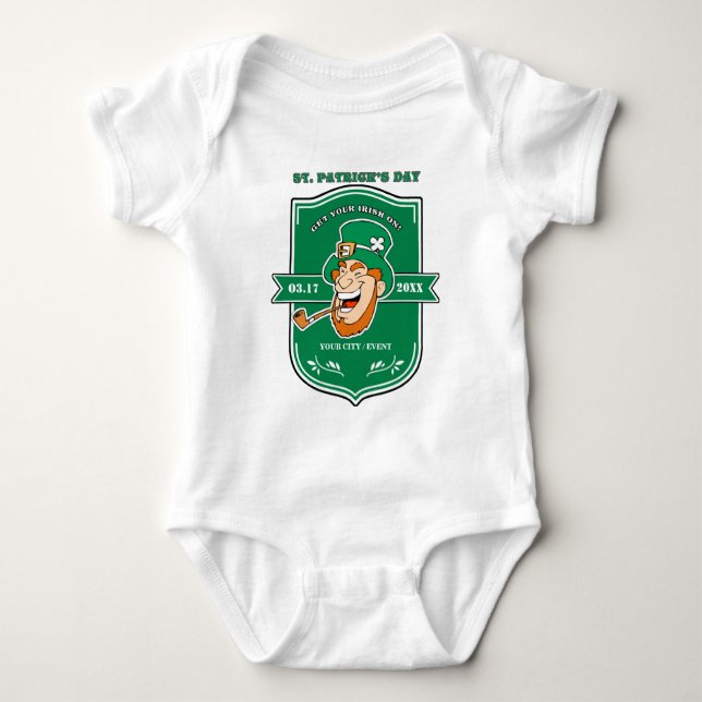 Funny Leprechaun St. Patrick's Day T-Shirt (Vorderseite)