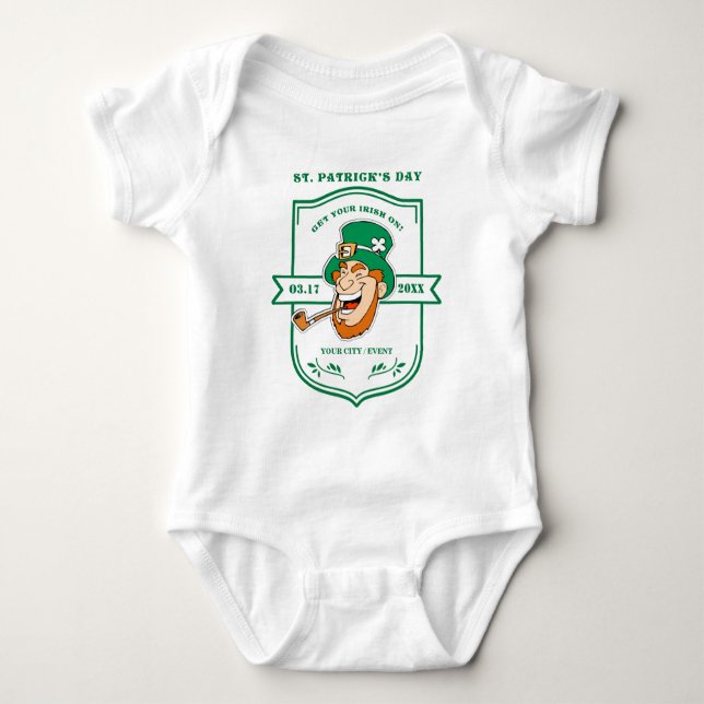 Funny Leprechaun St. Patrick's Day T-Shirt (Vorderseite)