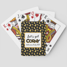 Funny "Let's Get Corny" Fall Candy Corn Halloween