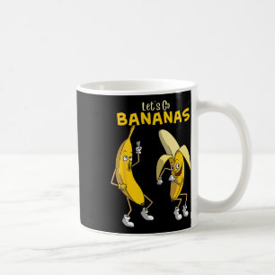 Funny Let's Go Bananas Geschenk Kinder Jungs Mädch Kaffeetasse